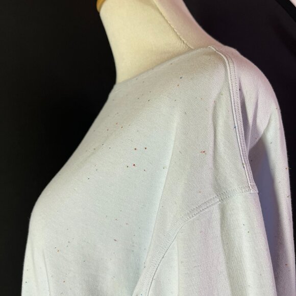 Lululemon Size 8? Back in Action Speckled Blue Long Sleeve Tee - Picture 5 of 11